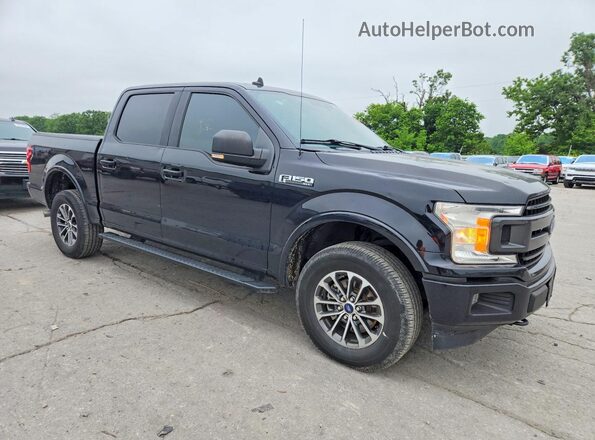 1FTEW1E40KKF17084 2019 FORD F150 Black Передня права чверть