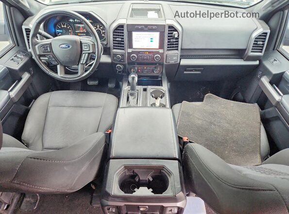 1FTEW1E40KKF17084 2019 FORD F150 Black Вид панелі приладів
