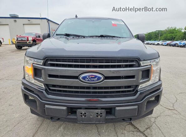 1FTEW1E40KKF17084 2019 FORD F150 Black Вид спереду