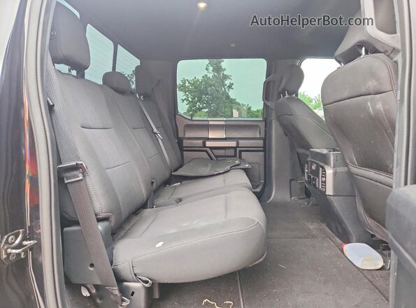 1FTEW1E40KKF17084 2019 FORD F150 Black Вид задніх сидінь