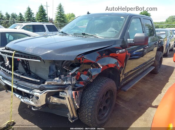 1FTEW1E40LFA74798 2020 FORD F150 Black Przód lewy