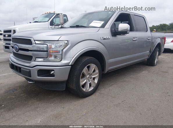 1FTEW1E40LFB36751 2020 FORD F150 Silver Передня ліва чверть