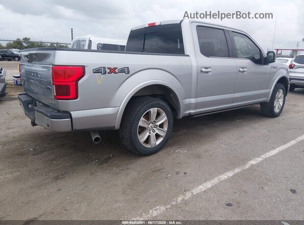 1FTEW1E40LFB36751 2020 FORD F150 Silver Задня права чверть