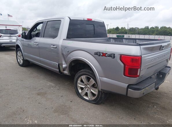 1FTEW1E40LFB36751 2020 FORD F150 Silver Задня ліва чверть