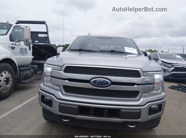 1FTEW1E40LFB36751 2020 FORD F150 Silver Вид задньої частини салону
