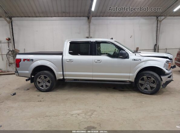 1FTEW1E41KFA76851 2019 FORD F150 Серебряный Вид задней части салона