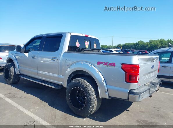 1FTEW1E41KFB11744 2019 FORD F150 Silver Հետևի ձախ