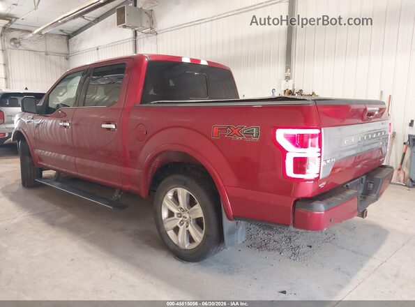 1FTEW1E41KFC08989 2019 FORD F150 Красный Задняя левая четверть