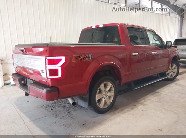 1FTEW1E41KFC08989 2019 FORD F150 Красный Задняя правая четверть