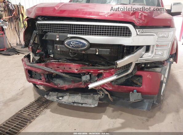 1FTEW1E41KFC08989 2019 FORD F150 Красный Вид спереди