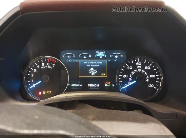 1FTEW1E41KFC08989 2019 FORD F150 Красный Вид задних сидений