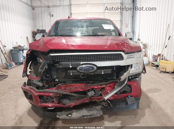 1FTEW1E41KFC08989 2019 FORD F150 Красный Вид щитка приборов