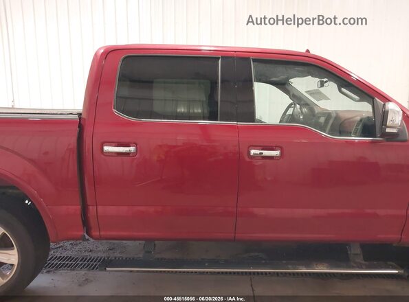 1FTEW1E41KFC08989 2019 FORD F150 Красный Вид задней части салона