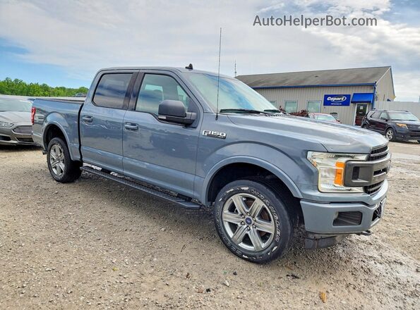 1FTEW1E41KFC44018 2019 FORD F150 Gray Delantero derecho