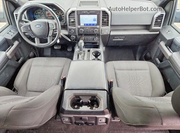 1FTEW1E41KFC44018 2019 FORD F150 Gray Vista del salpicadero
