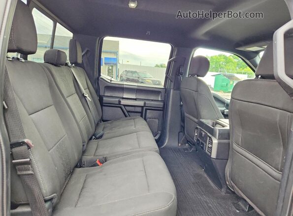 1FTEW1E41KFC44018 2019 FORD F150 Gray Vista de los asientos traseros