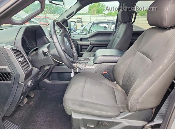 1FTEW1E41KFC44018 2019 FORD F150 Gray Vista interior delantera