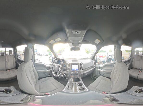1FTEW1E41KFC44018 2019 FORD F150 Gray Vista de la etiqueta del VIN