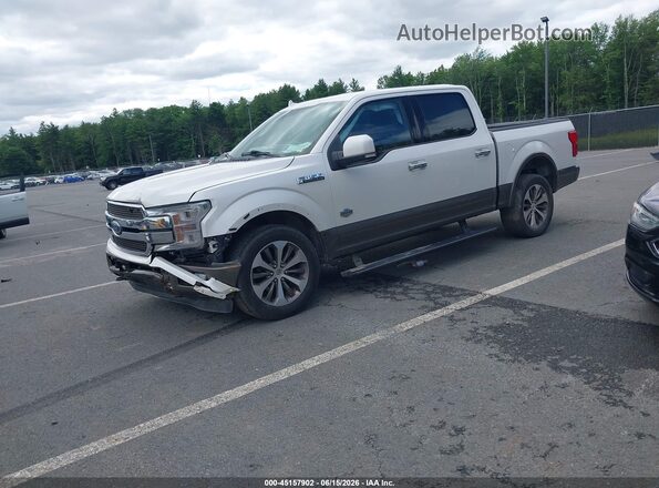 1FTEW1E41KFC74801 2019 FORD F150 White Front left