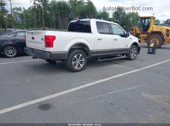 1FTEW1E41KFC74801 2019 FORD F150 White Rear right