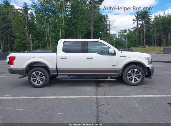 1FTEW1E41KFC74801 2019 FORD F150 White Rear interior view