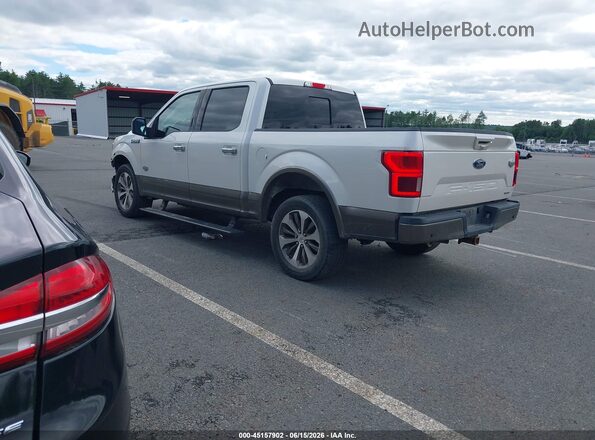 1FTEW1E41KFC74801 2019 FORD F150 White Rear left