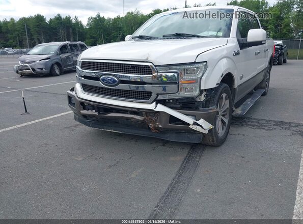 1FTEW1E41KFC74801 2019 FORD F150 White Front view