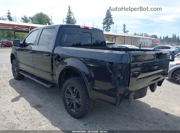 1FTEW1E41LKE62159 2020 FORD F150 Black Rear left