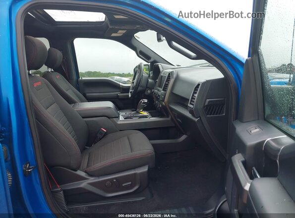 1FTEW1E43KFC19444 2019 FORD F150 Blue Front interior view