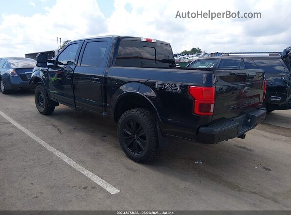 1FTEW1E43LFB42155 2020 FORD F150 Black Tył lewy