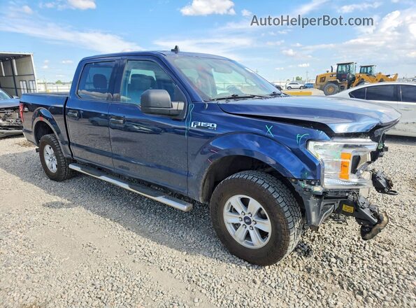 1FTEW1E43LKD27071 2020 FORD F150 Blue Przód prawy