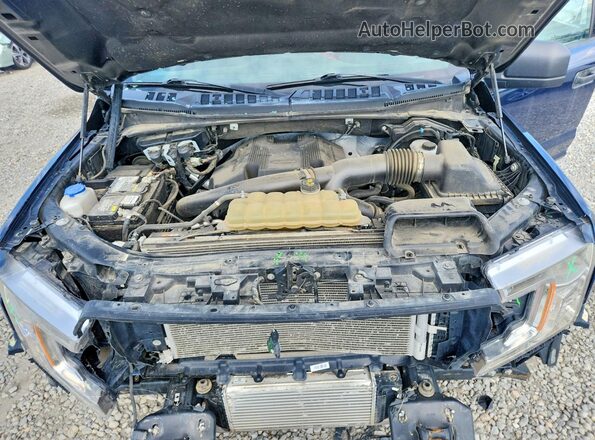 1FTEW1E43LKD27071 2020 FORD F150 Blue Widok wnętrza z tyłu