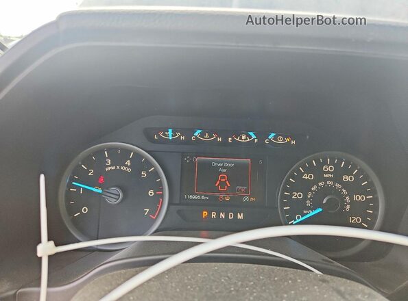 1FTEW1E43LKD27071 2020 FORD F150 Blue Widok zestawu wskaźników