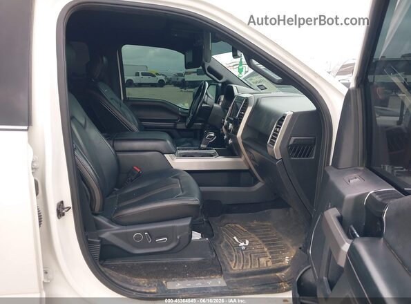 1FTEW1E44KFC45714 2019 FORD F150 Белый Вид салона спереди
