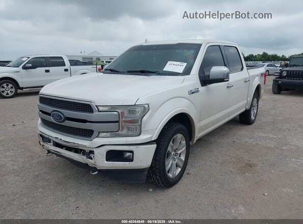 1FTEW1E44KFC45714 2019 FORD F150 Белый Передняя левая четверть