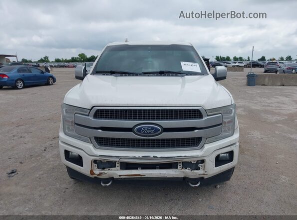 1FTEW1E44KFC45714 2019 FORD F150 Белый Вид щитка приборов