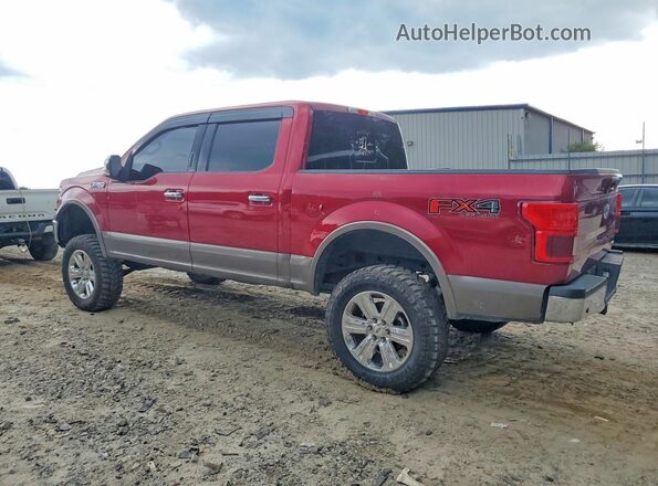 1FTEW1E44KFD10044 2019 FORD F150 Burgundy 