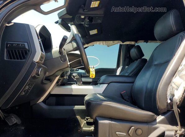1FTEW1E44LKD13390 2020 FORD F150 Black Front interior view