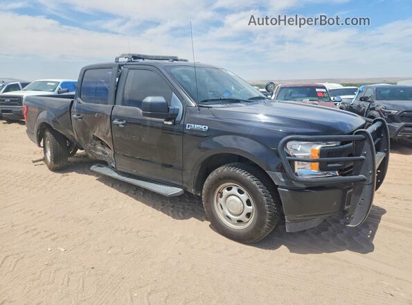 1FTEW1E45KKD30522 2019 FORD F150 Black Przód prawy