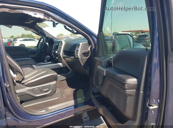 1FTEW1E45LFC22167 2020 FORD F150 Blue Սալոնի դիմացի տեսք