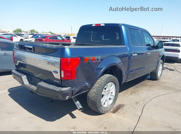 1FTEW1E45LFC22167 2020 FORD F150 Blue Հետևի աջ