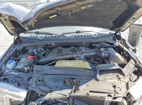 1FTEW1E45LFC38577 2020 FORD F150 Black უკანა სალონის ხედი