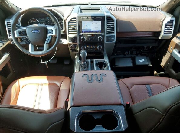 1FTEW1E45LFC38577 2020 FORD F150 Black წინა პანელის ხედი