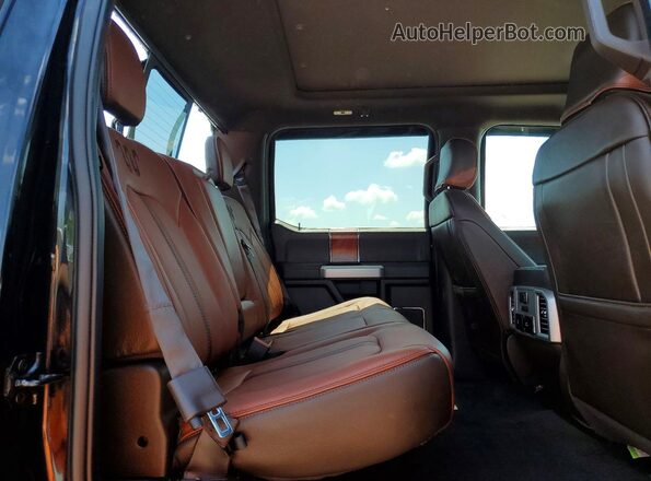 1FTEW1E45LFC38577 2020 FORD F150 Black უკანა სავარძლების ხედი
