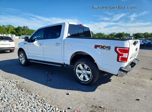 1FTEW1E45LKF44735 2020 FORD F150 White Trasero izquierdo