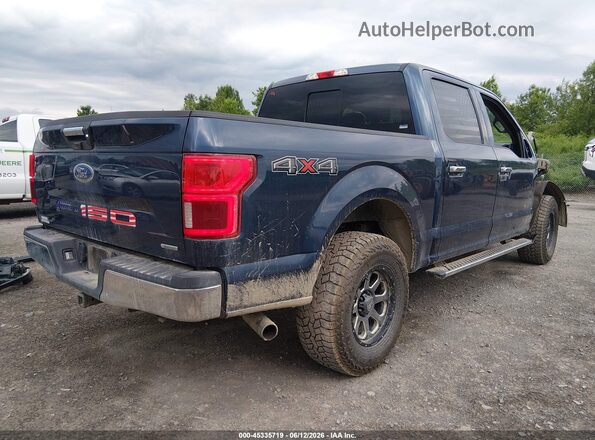 1FTEW1E46KFD24463 2019 FORD F150 Blue უკანა მარჯვენა