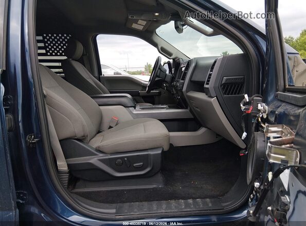 1FTEW1E46KFD24463 2019 FORD F150 Blue წინა სალონის ხედი