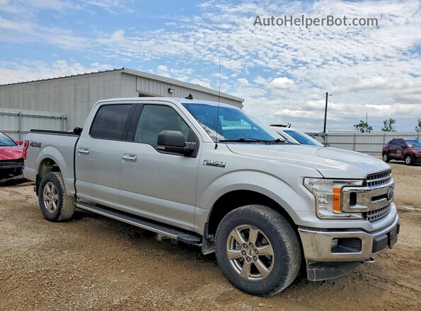 1FTEW1E46KKC34558 2019 FORD F150 Серебряный Передняя правая четверть