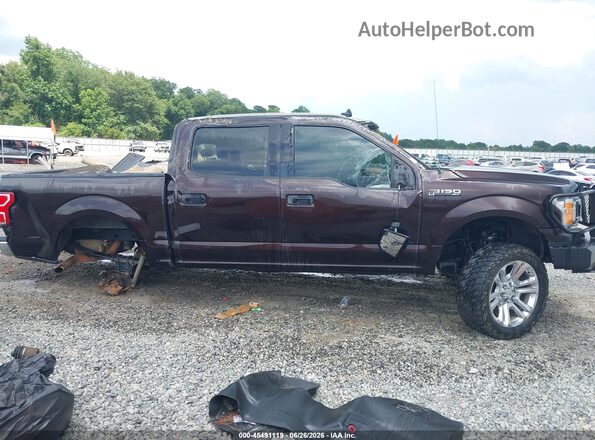 1FTEW1E46LFA24004 2020 FORD F150 Black Rear interior view