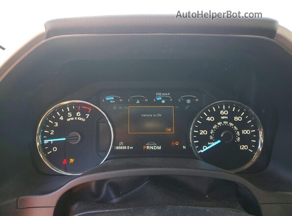 1FTEW1E46LFB44367 2020 FORD F150 Red Vista del cuadro de instrumentos
